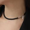 925silver Daily Gemstone Necklace / Onyx