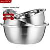 Meichu Edelstahl Rührschüssel Set