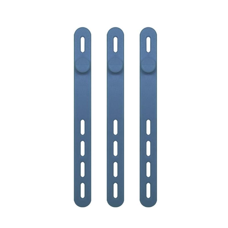 30Pcs Silicone Cable Ties Reusable Cable Management Organizers for Bundling and Fastening Cable Cords Wires Enduring