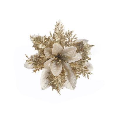Weihnachtsblume Künstliche Simulation Dekoration Blumenköpfe Kamin Hochzeit Festival Weihnachtsbaumschmuck Geburtstag