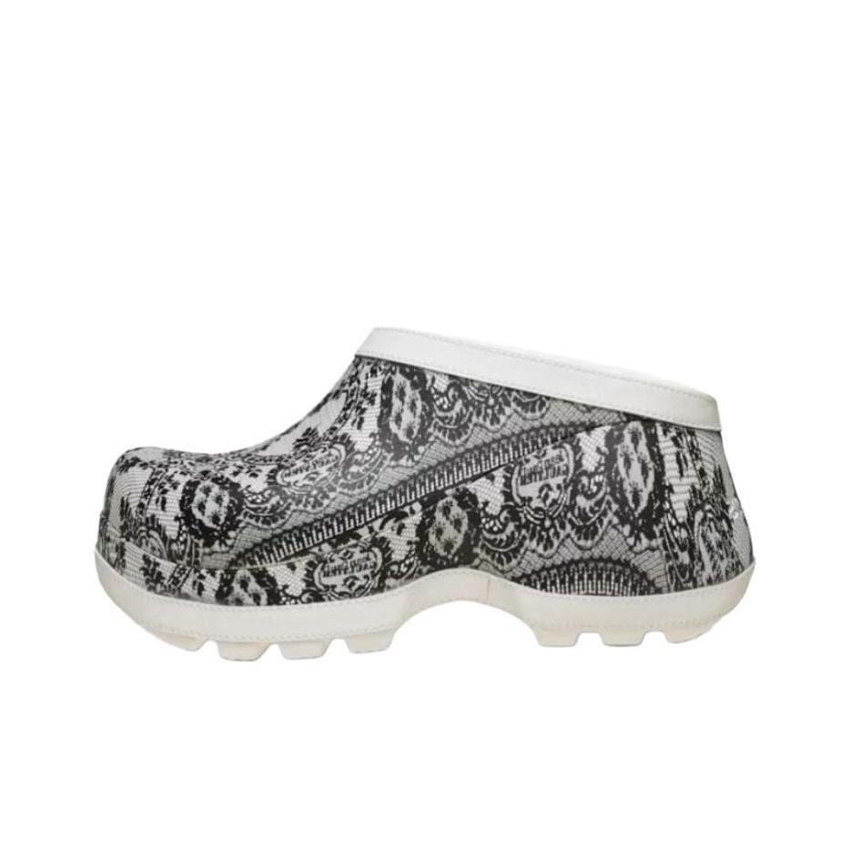 

Jean Paul Gaultier X Crocs Hydra Clog Модные слипоны с защитой от трения, шлепанцы с закрытым носком, унисекс клоги, черно-белые 211766-0WV 36-37