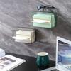 Light Luxury Napkin Holder Wall-Mounted Facial Paper Organiser Tissue Box  for Kitchen Bathroom