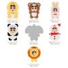 TOP TOY Crayon Shin-chan "Forest Theater" Series Plush Pendant [Assorted Box 6 Pieces] Gacha Gacha Blind Box Figure Plastic Model Premium Toy PVC