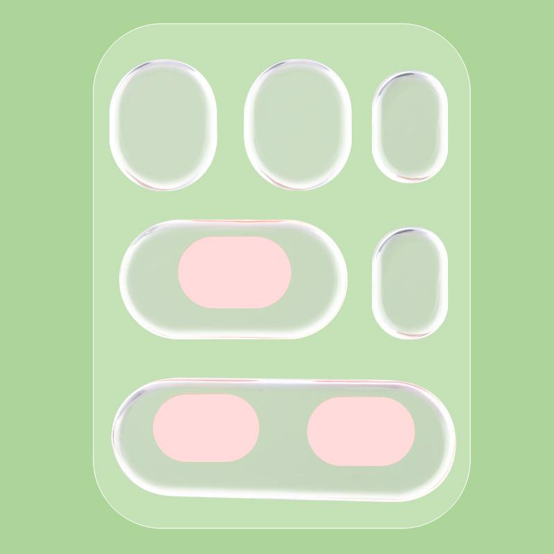 ŻEL Amortyzacja Pięty Naklejka Chroniąca przed Otarciami ŻEL Szpilki Wodoodporna Naklejka Bąbelkowa Losowa Naklejka Żelowa Naklejka Gdzie Ból Naklejka