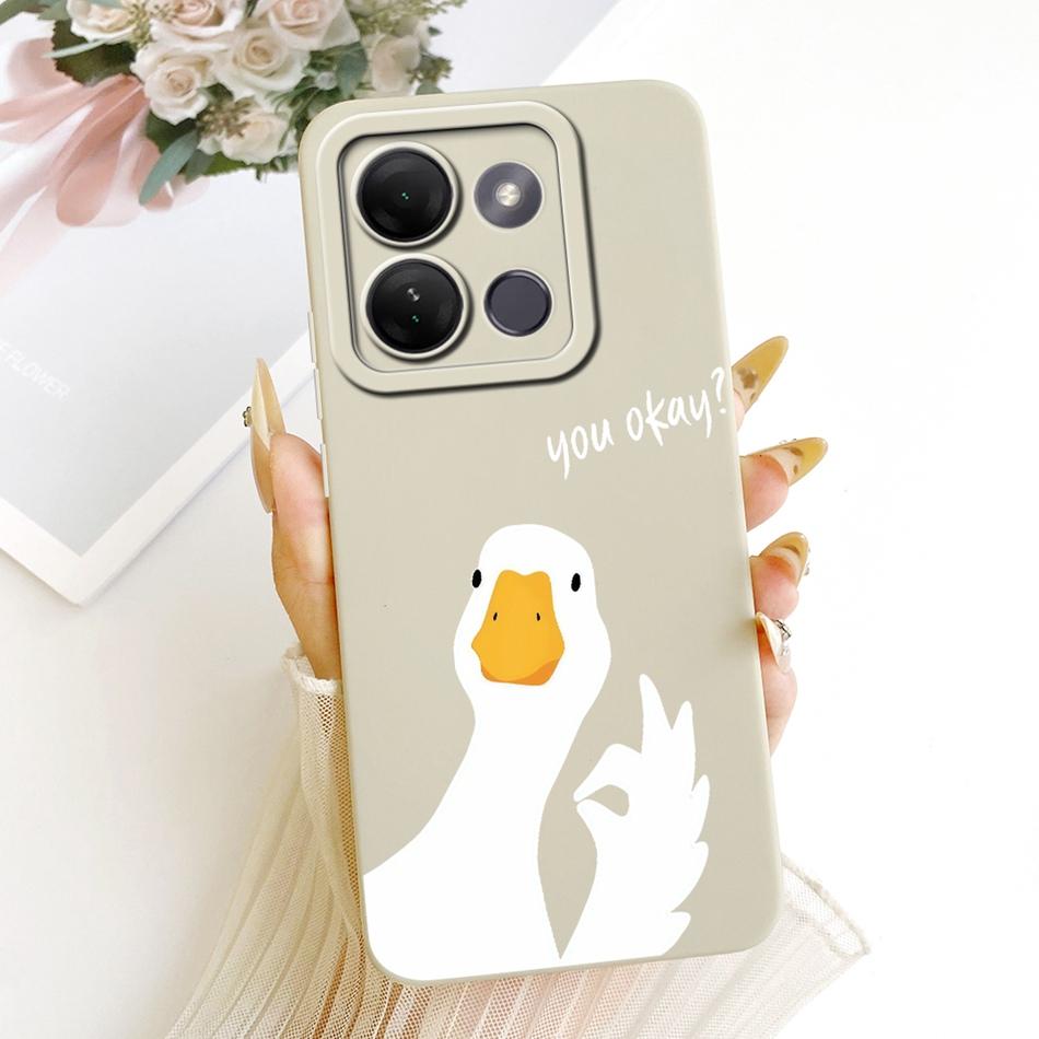 For Infinix Smart 7 HD / Smart7 Plus Cute Cat Flower Cartoon Phone Case For Infinix Smart 7HD 7Plus Soft Silicone Covers Bumpers