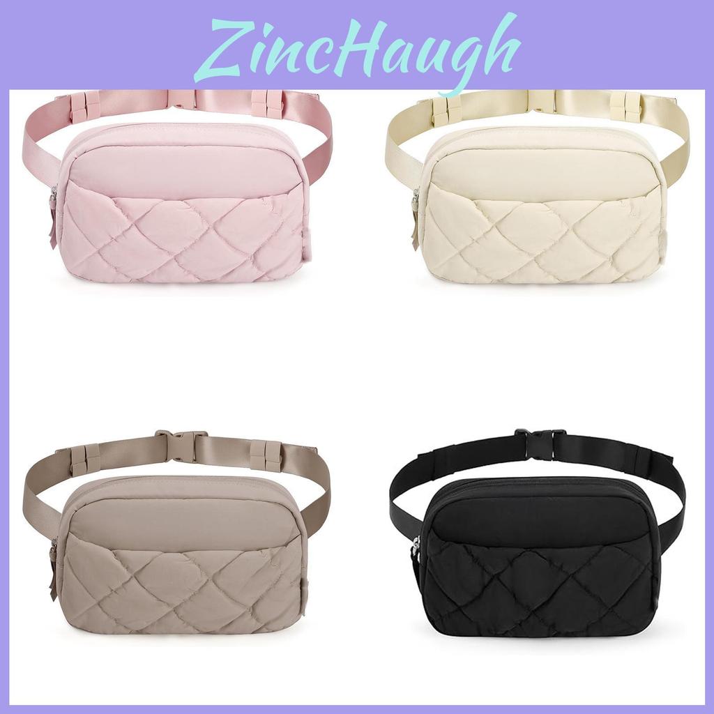 Stylish Travel Fanny Pack With Adjustable Strap And Quilted Design For Women