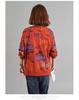 Clearance Spring Loose Fit Round Neck Print T-shirt for Middle-Aged and Elderly Women - Pure Cotton Slimming Sweatshirt