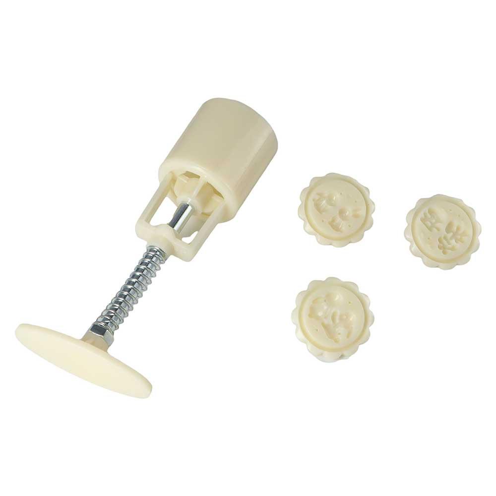 Rabbit Pattern Mooncake Molds Flower Shaped Mooncake Stamp Reusable Kithchen