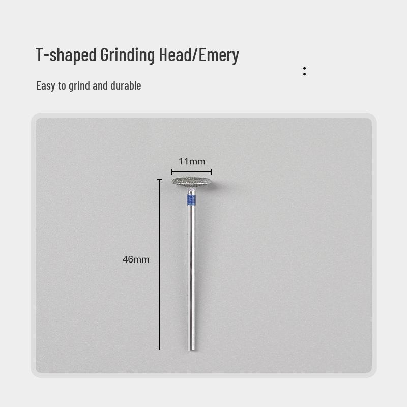 Nail Art UFO Round Emery Grinding Tool for Shaping Short Nails