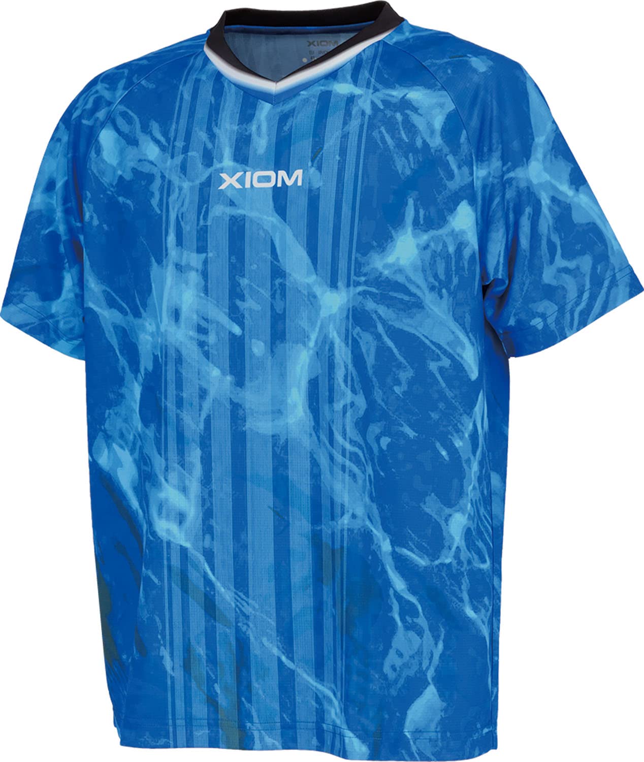 

XIOM Table Tennis Game Table Tennis Blue Size M Shirt, Marena, J.T.T.A (Japan Association) Approved, Unisex, (010), (GAS00002)