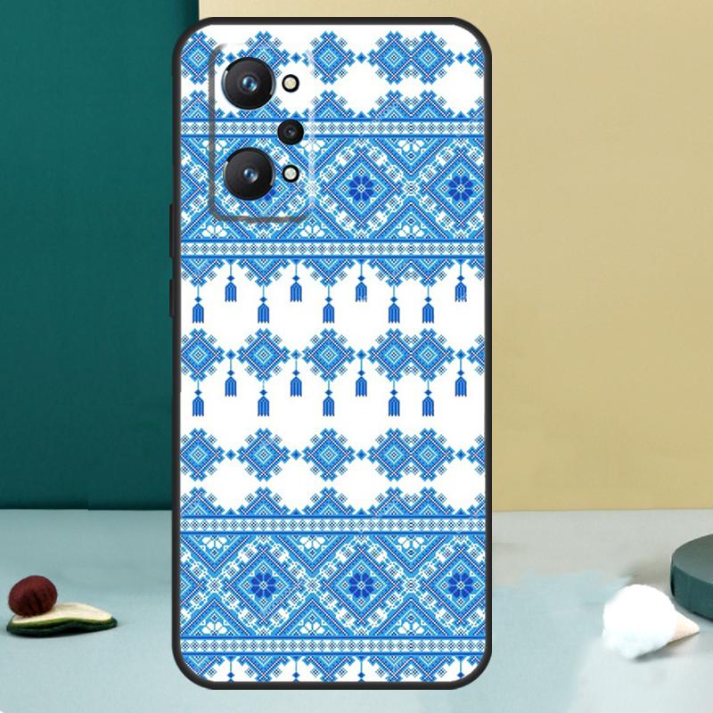 Ukraine Ukrainian embroidery For Realme 14 13 Pro Plus 10 11 12 GT 5 6 6T GT7 Pro C61 C55 C53 C51 C21Y C25S C75 C67 Case