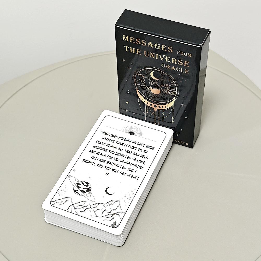 Messages From The Universe Oracle Deck 10.3*6cm with Guidance From Your Guides for General Readings 54 Pcs Oracle Cards