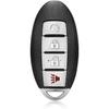 Replacement for 2017 2018 Nissan Rogue Key Fob Remote Control KR5S180144106 4 Buttons 433MHz Black
