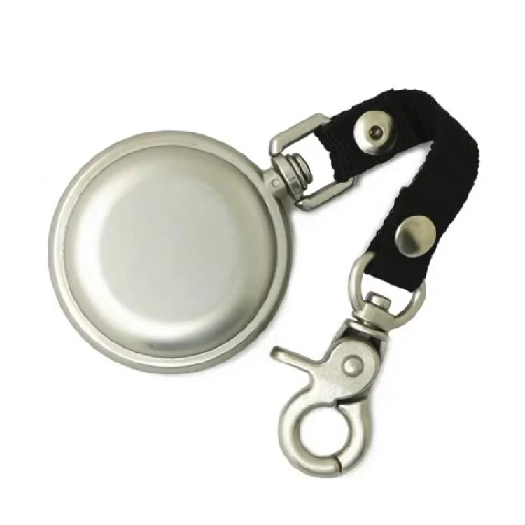 Zincs Alloy Pocket Compasses with Lanyard Keychain Portable Camping Compasses Keychain Navigation Tool Bag Decorations