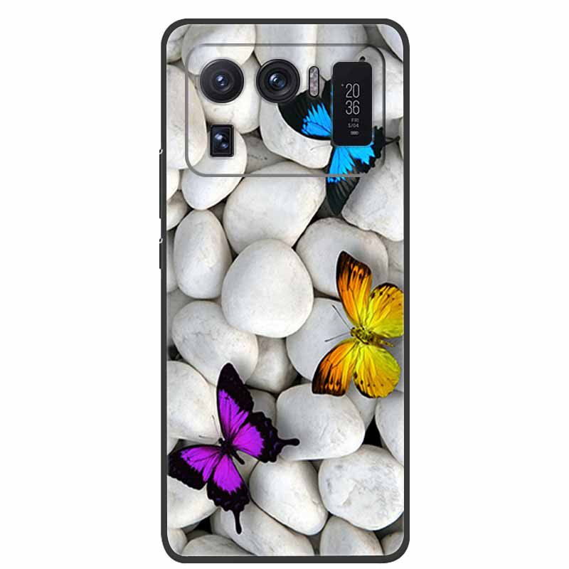 For Xiaomi Mi 11 Ultra Case 6.81 Shockproof Soft silicone TPU Back Cover Cases For Xiaomi11 Ultra Phone fundas Mi11 Ultra Cute