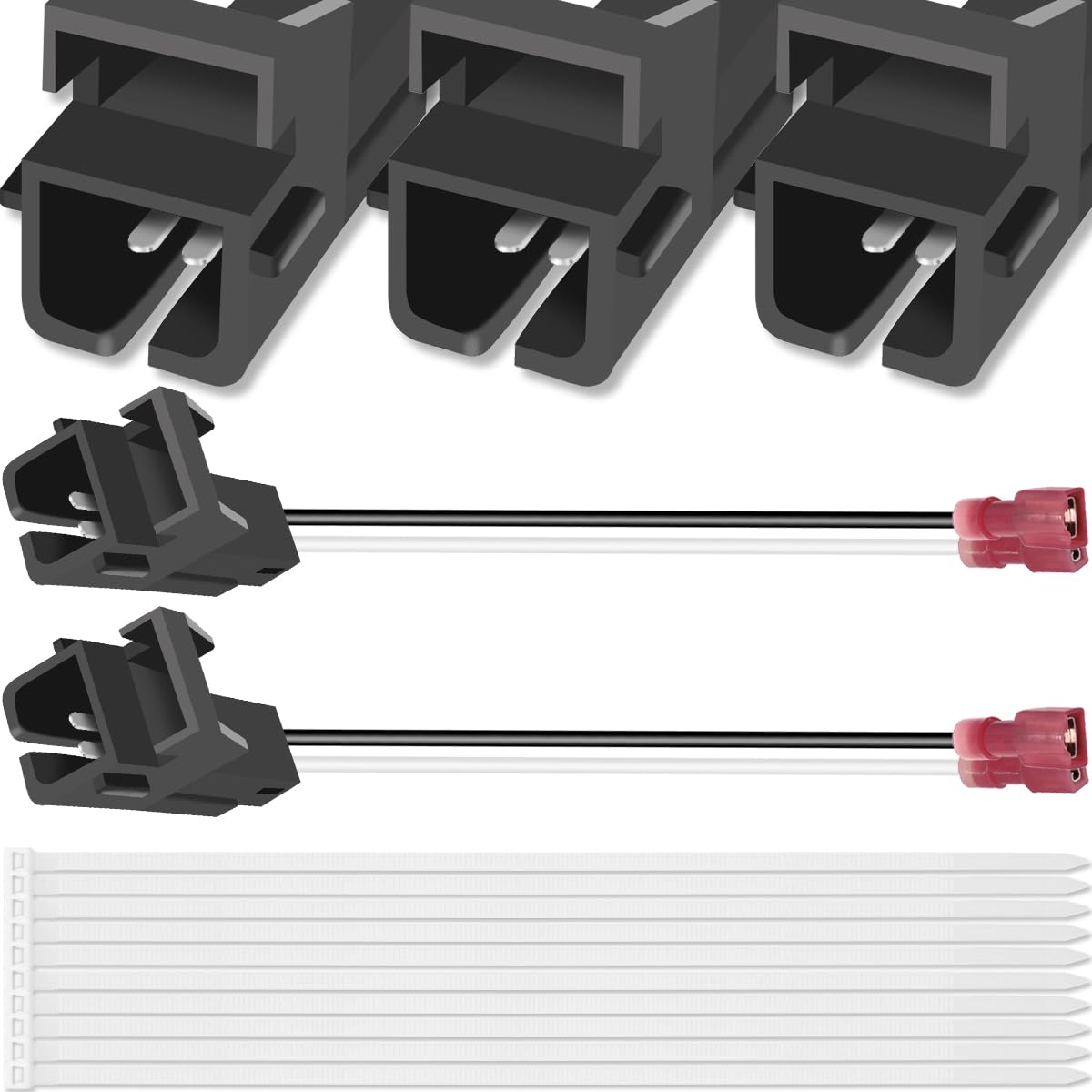 MKBKLLJY 5 Pieces 72-4568 Speaker Harness Replacement General Car Compatible