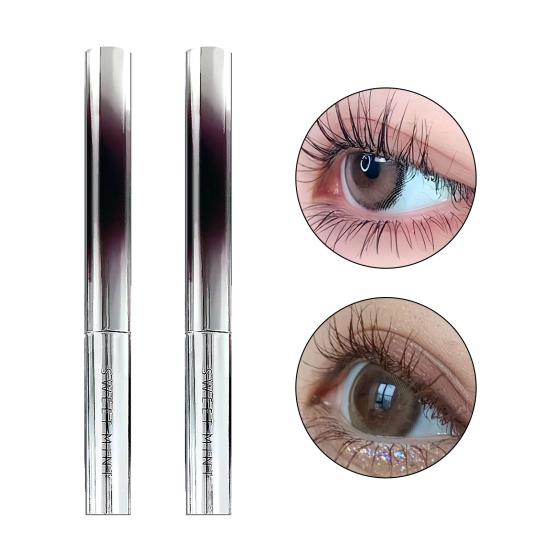 1/2Pcs 2g Women Mascara Waterproof Long Lasting Smudge-proof Lengthening Volumizing Curling Eyelashes Cream Beginner