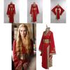Ultimatives rotes Luxuskleid von Königin Cersei Lannister für Game Of Thrones Cosplay-Enthusiasten