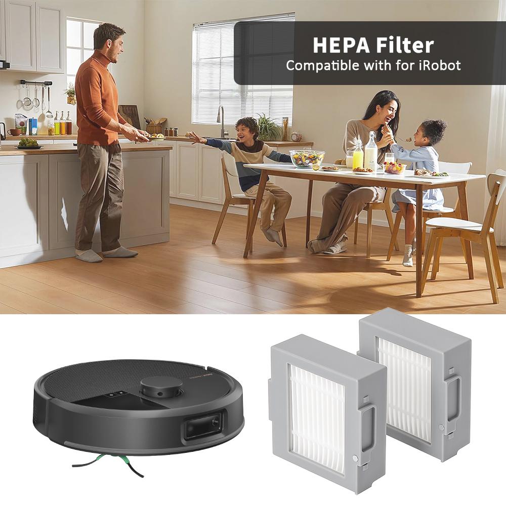 פילטר HEPA חלופי עבור iRobot Roomba Max 705 Vac /Plus 504 Vac שואב אבק רובוטי חלק מסך מסנן רחיץ אביזרים