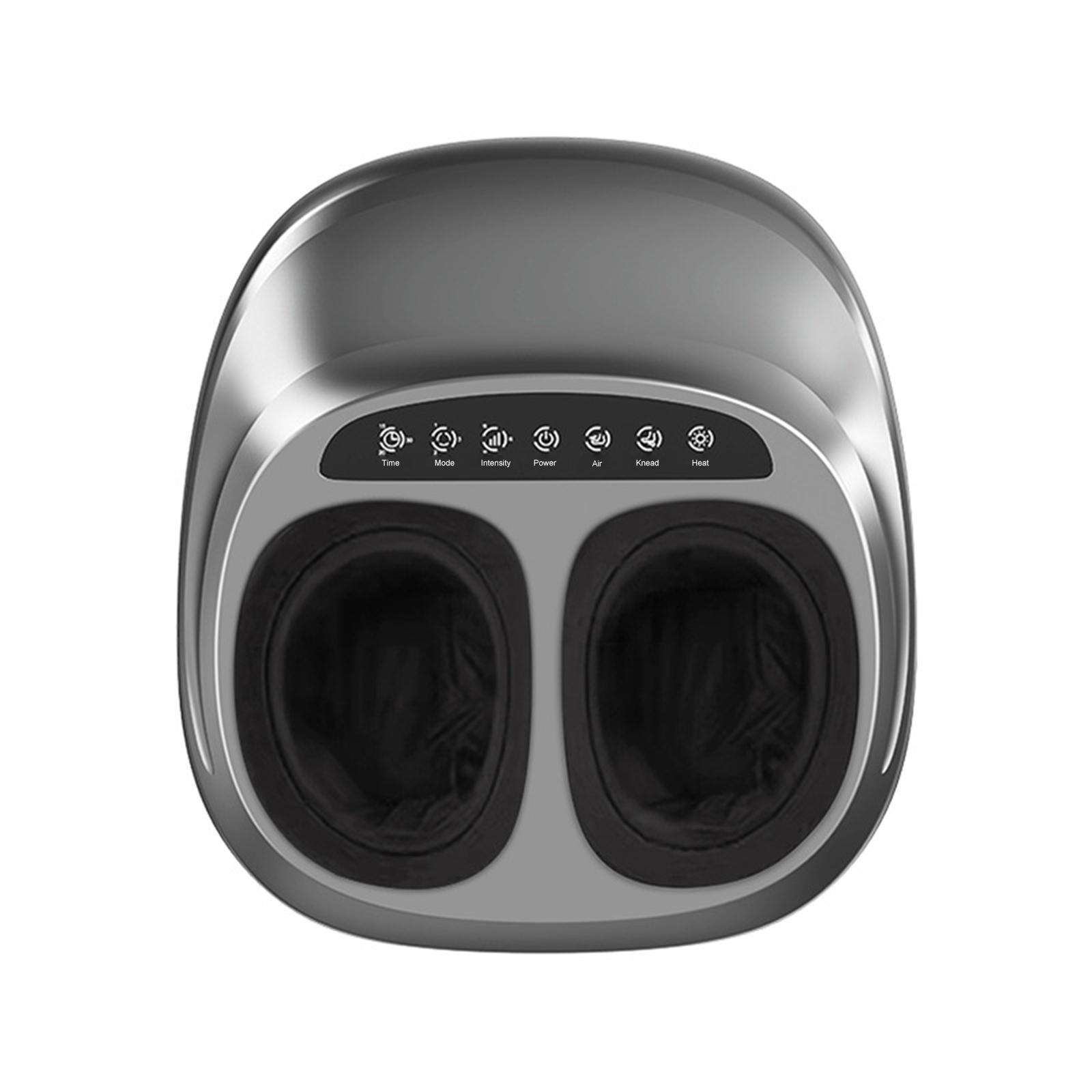 

Массажер для ног для массажа и релаксации с портативным контроллером, 3 уровня интенсивности помогает расслабить ноги EU Plug