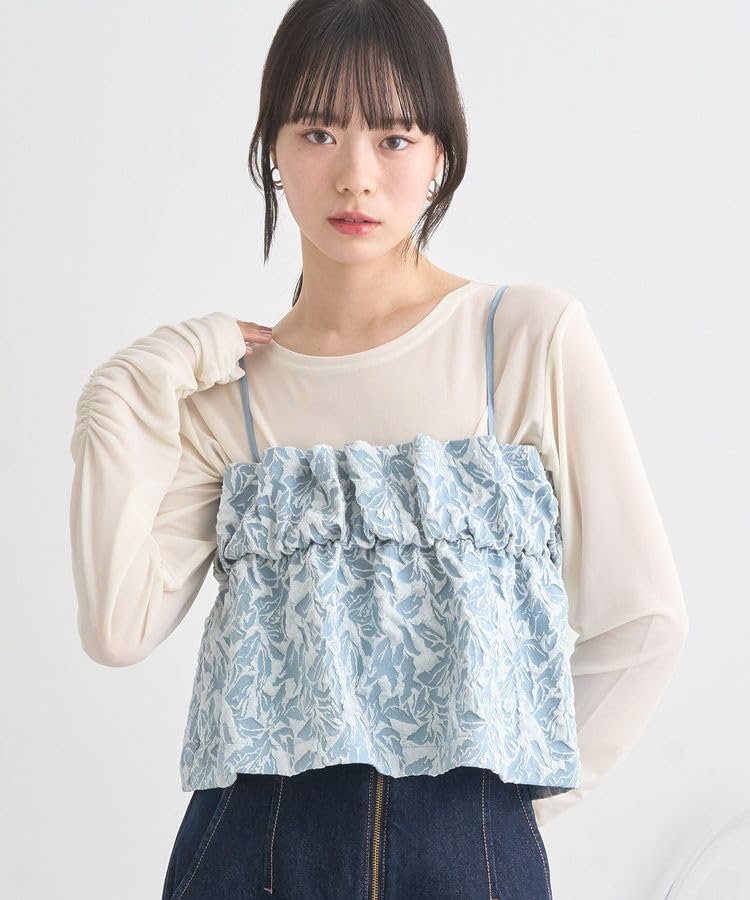 Vesta Pulover Muzică Jacquard Bustier pentru Femei Albastru [Pământ și Ecologie],