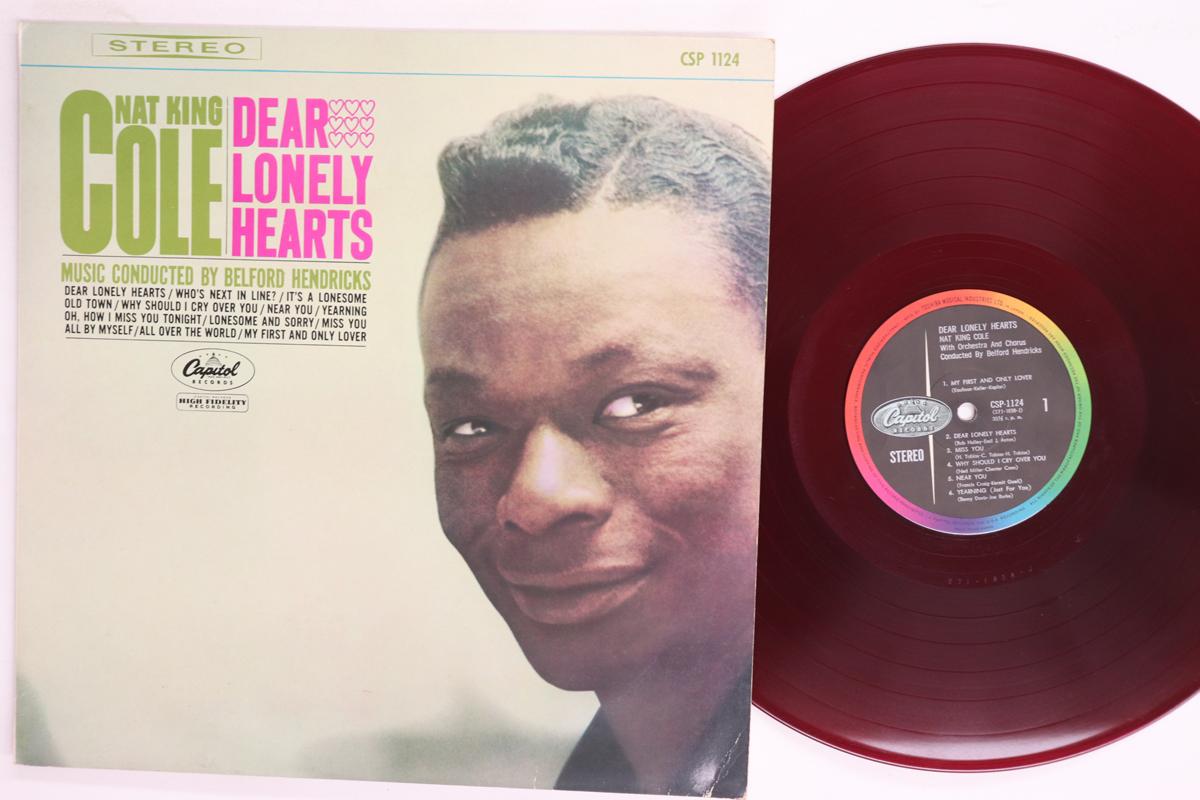Виниловая пластинка НАТ КИНГ КОЛ  Dear Lonely Hearts CSP1124 CAPITOL Япония Джаз Б/У