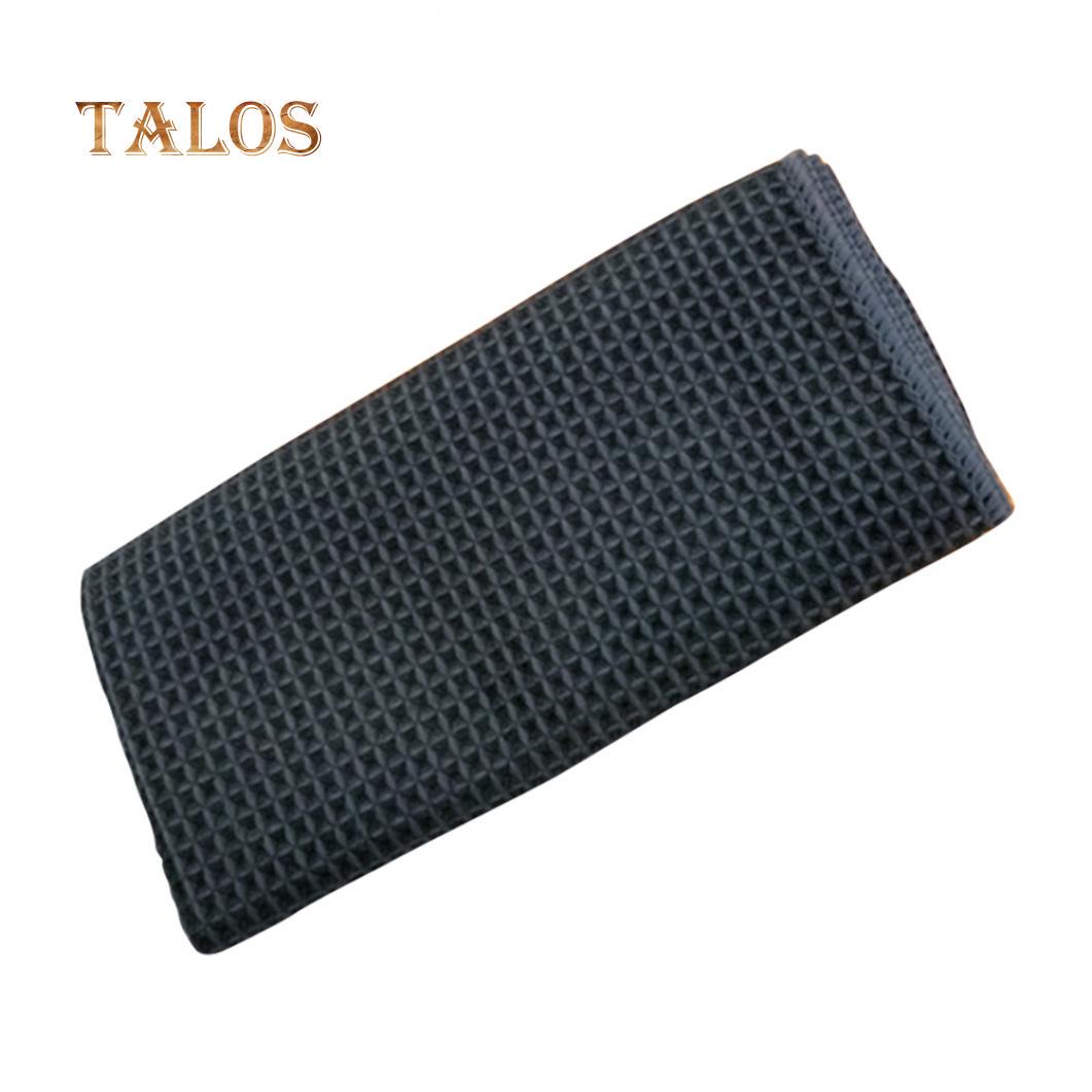 

Мягкое полотенце из микрофибры с сотовой структурой, средство для ухода за автомобилем, чистка, мытье, воск, полировка, автомобильный аксессуар темно-серого