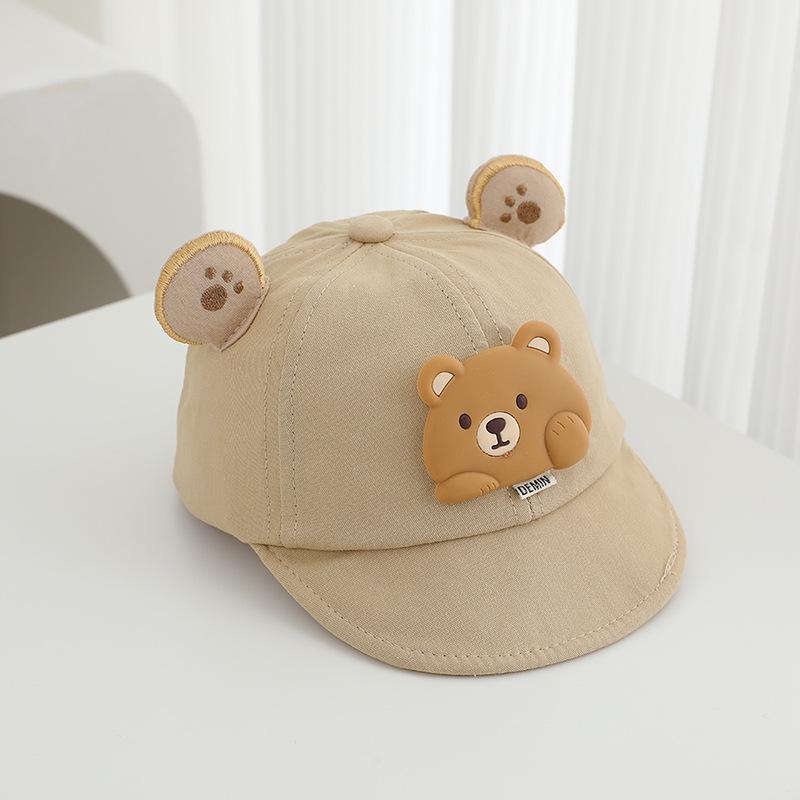 Kleiner Bär Baby Baseballkappe - Weiche Krempe, Niedlich & Vielseitiger Sonnenschutz für Jungen & Mädchen