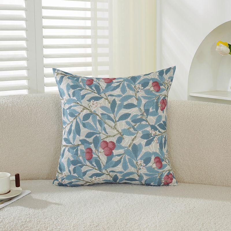 

Подушка в стиле американской масляной живописи, креативная подушка для дивана в гостиной, современный стиль люкс для прихожей, тканевая прикроватная поясничная поддерживающая подушка, наволочка Litchi Pillowcase 55*55cm [with inner core]]