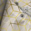 Brown Gradient Plaid Pattern Printed Shower Curtain, Waterproof, Washable, With 12 Hooks, Bathroom Shower, Bathtub, Home Use