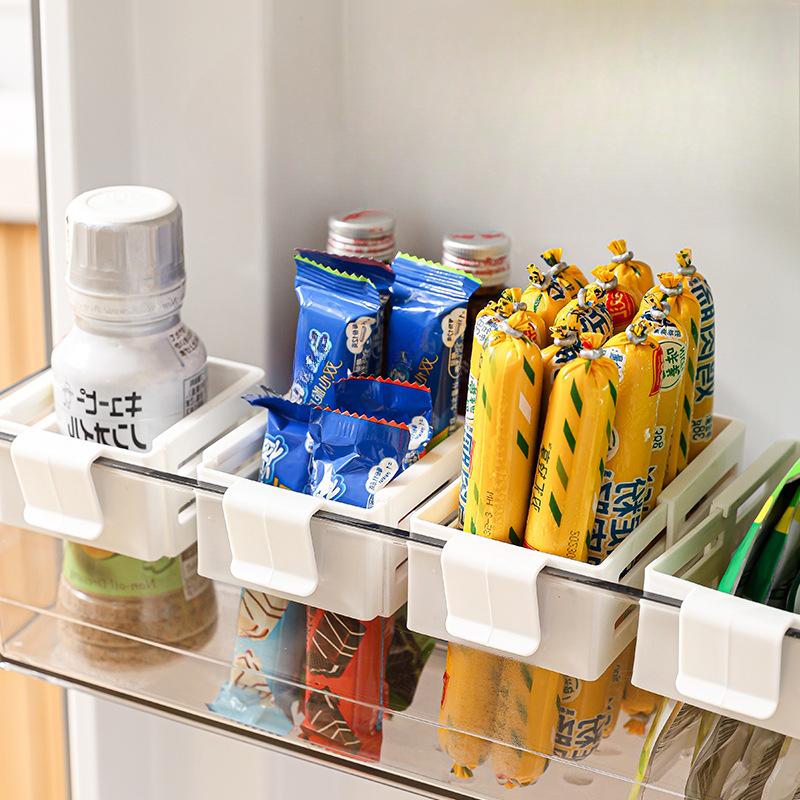 The Refrigerator Can Be Extended and The Small Hanging Box Can Be Freely Adjusted with A Snap-on Storage Basket