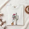 Cowboy Skeleton Shirt Halloween Western Gift Women Vintage Tee Skelly T-Shirt Horror Fan Retro Tshirt Rodeo Graphic Retro Cactus Tshirt