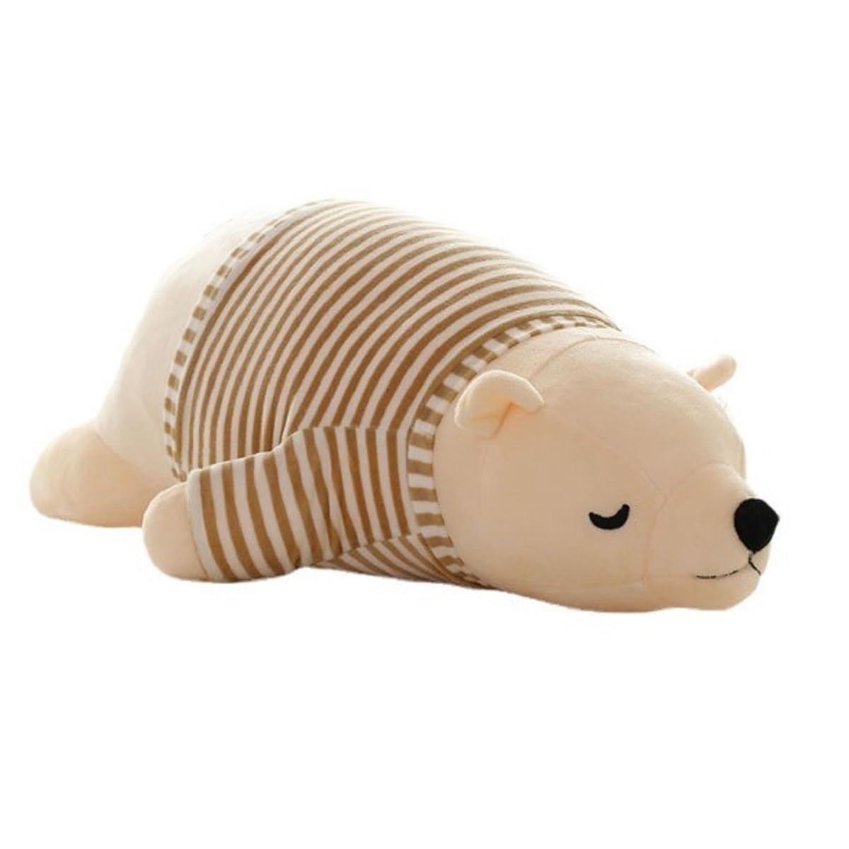 

Polar Bear Plush Body Pillow, 70cm, Brown, with Vest, Perfect Gift for Children, Friends, Girlfriends, and Boyfriends
