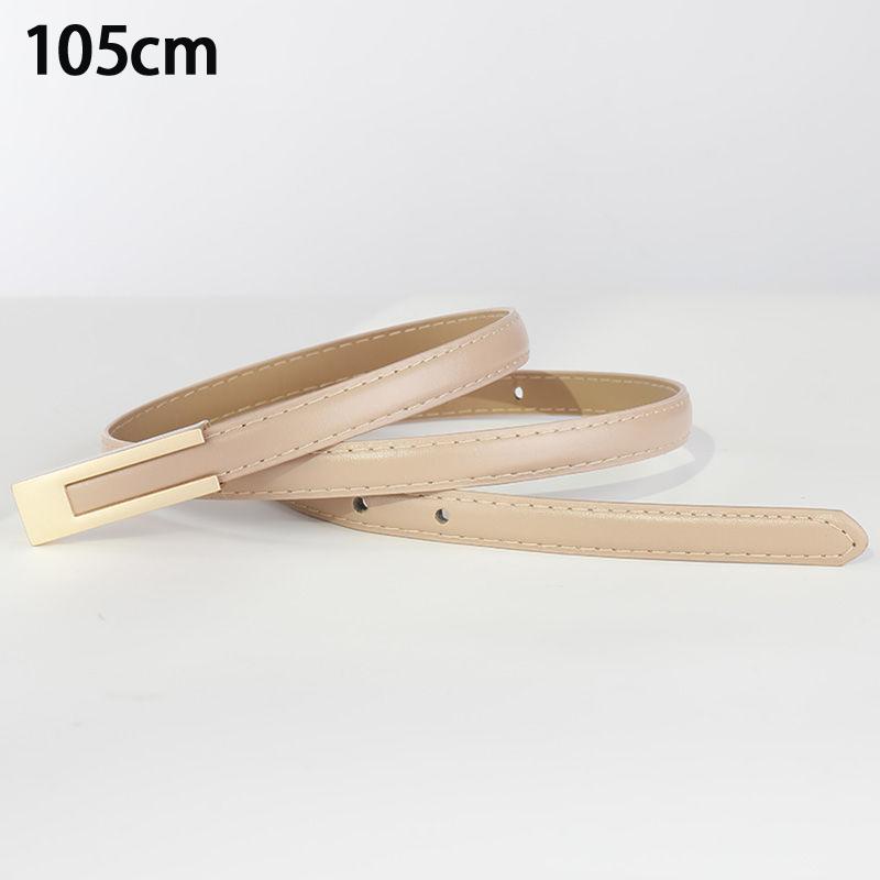 

1Pcs Women Korean Fashionable Thin Waist Strap Metal Accessories Basic Belt Women Casual Porous Adjustable Fashion Belts