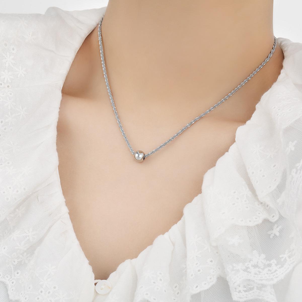 

Корейское ожерелье из титановой стали в стиле INS «Звездное небо» - Женский универсальный модный дизайн ключицы