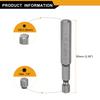Hex Head Drill Bit Wrench 1.5/2/2.5/3/4/5/6/8/10/12mm Metric 1/4" Hex Shank Magnetic Hexagonal Screw Driver Socket Power Bits