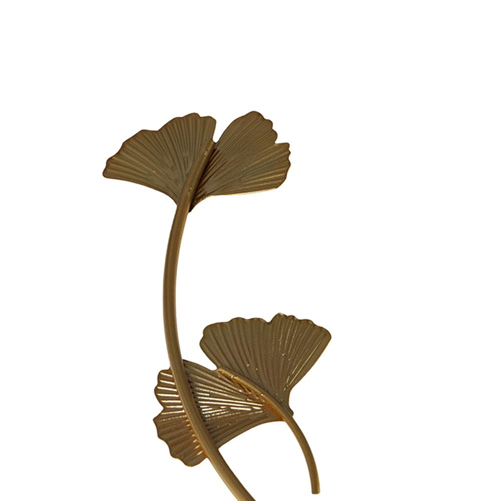 Living Room Handicraft Desktop Ornaments Ginkgo Leaf Ornaments Iron Arts Crafts Leaves Sculpture