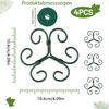 4Pcs Metal Plant Climbing Support Sturdy Triangle Structure Rust-proof Coating for Monstera and Trailing Plants