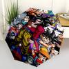 1pc Dragon Ball Z Goku Vegeta Automatic Opening/Closing Umbrella with 3-Fold Design, Perfect Gift for Fans, Travelers, Daily Use, Festival Present.C01