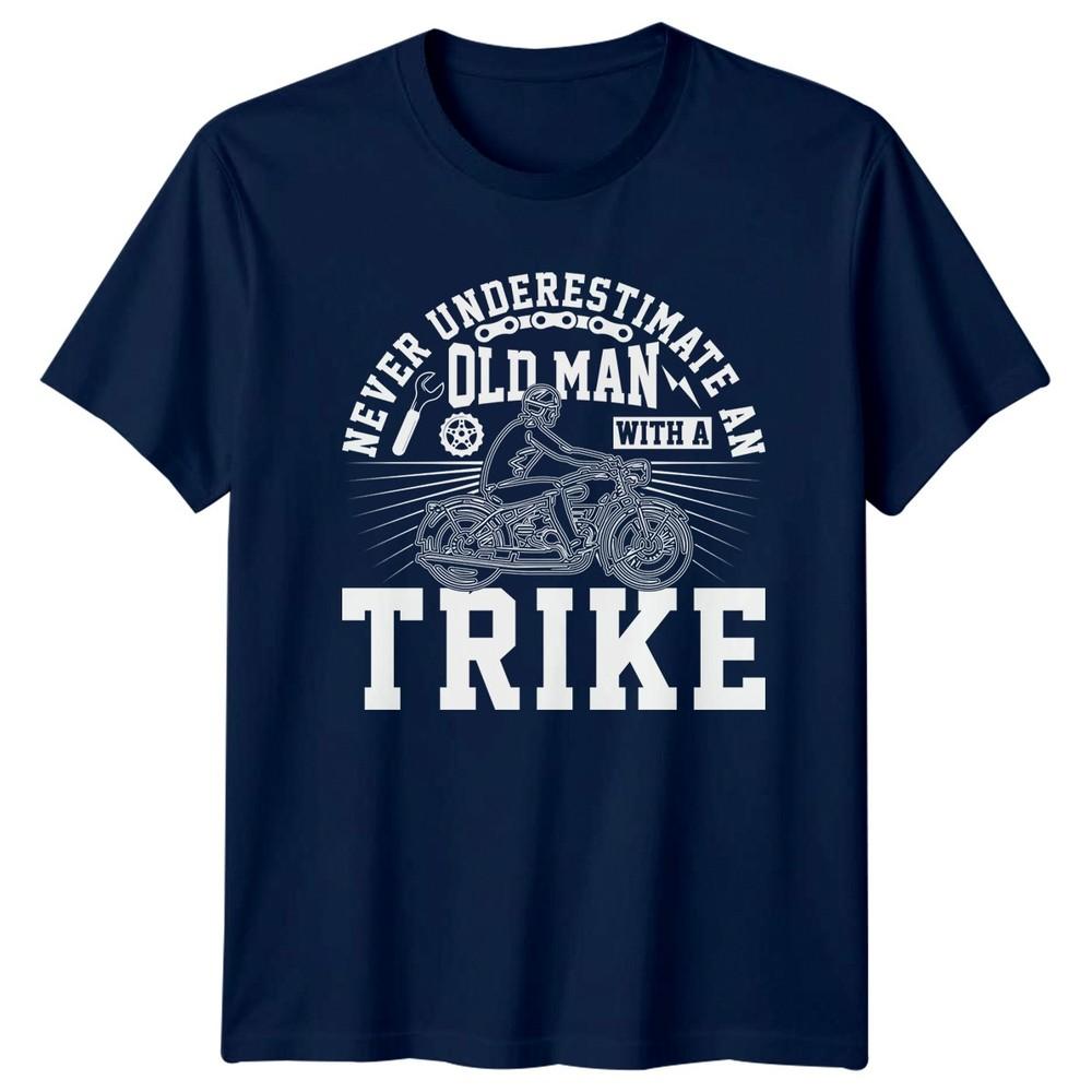 Never Underestimate An Old Unisex Unisexs TShirt Trike Motorcycle Gift For Him