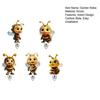 5Pcs/Set Garden Insect Stakes 2D Acrylic Decorative Bee Sign with Stake Planter Insert Ladybug Sign for Potted Plants Patio Yard Balcony