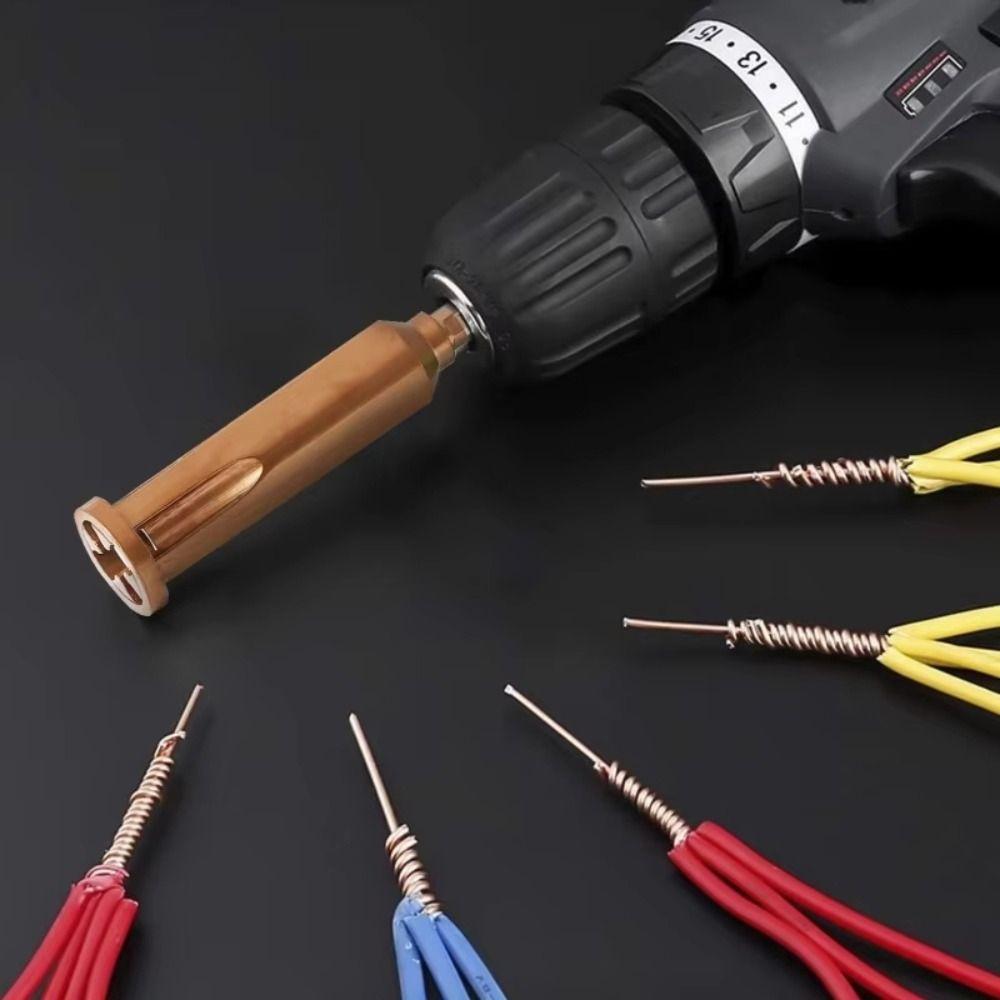 Universal Steel Wire Twisting Tool Power Tools Quick Connector Wire Stripper Tool Wear-resistant High Hardness Cable Connector