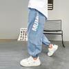 Boys' Tencel Denim Nine-Point Summer Pants