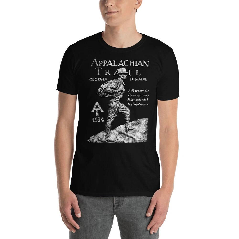 Appalachian Trail Springer Mountain Georgia Maine Hiking Plaque Shirt AT 1934 GA S