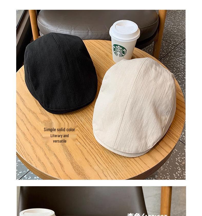 Vintage Japanese Summer Duckbill Cap: Retro Street Style for Men and Women