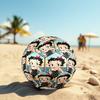 Betty Boop Print Size 5 Soccer Ball, Standard Match Football for Sports Game and Team Practice, Ideal Gift for Soccer Fans