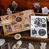 50pcs Vintage Metal Mysterious Alchemy Produc Series Washi Stickers Pack DIY Scrapbook Album Diary Stationery Decoration Sticker