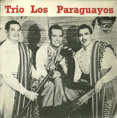 7inch Record TRIO LOS PARAGUAYOS - Maria Dolores / Serenata / Malagueñ 421400BE Philips UK Folk Used
