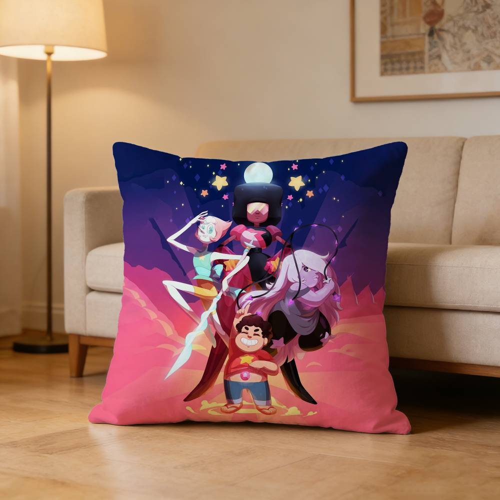 S-Steven U-Universe Pillow Case For Sofa Living Room Home Office Decor Protective Cover
