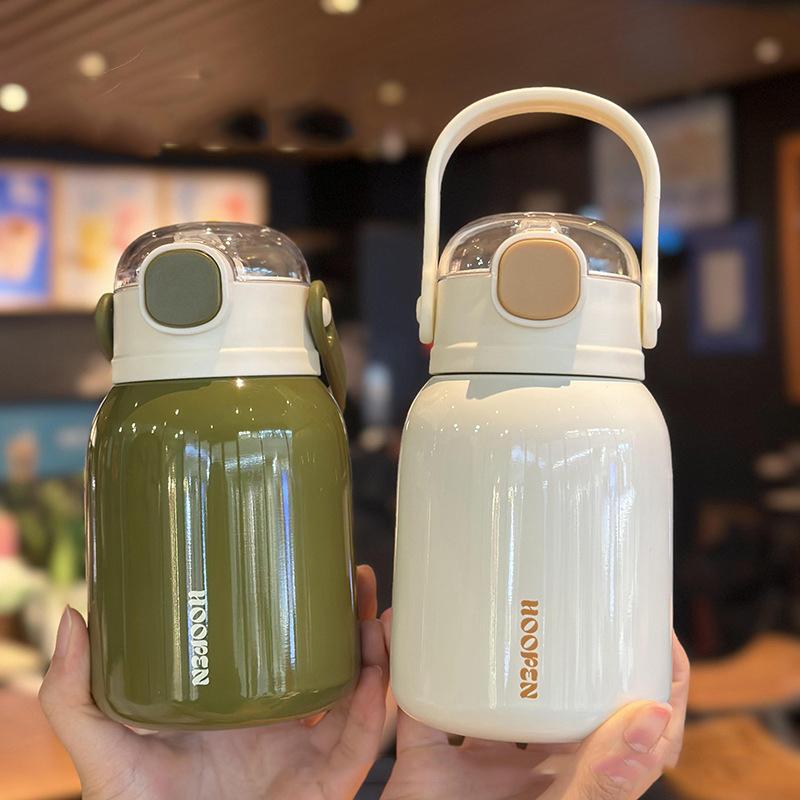 500ml Stainless Steel Thermos Bottle Portable Thermal Coffee Mug Vacuum Flask Insulated Water Bottle Keep Hot Cold Vacuum Cup